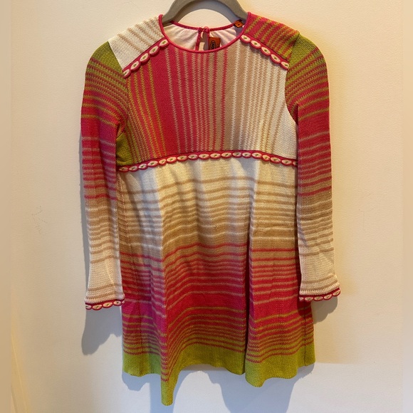 Missoni Kids Knit Blend Striped Long Sleeve dress size 8(girls)